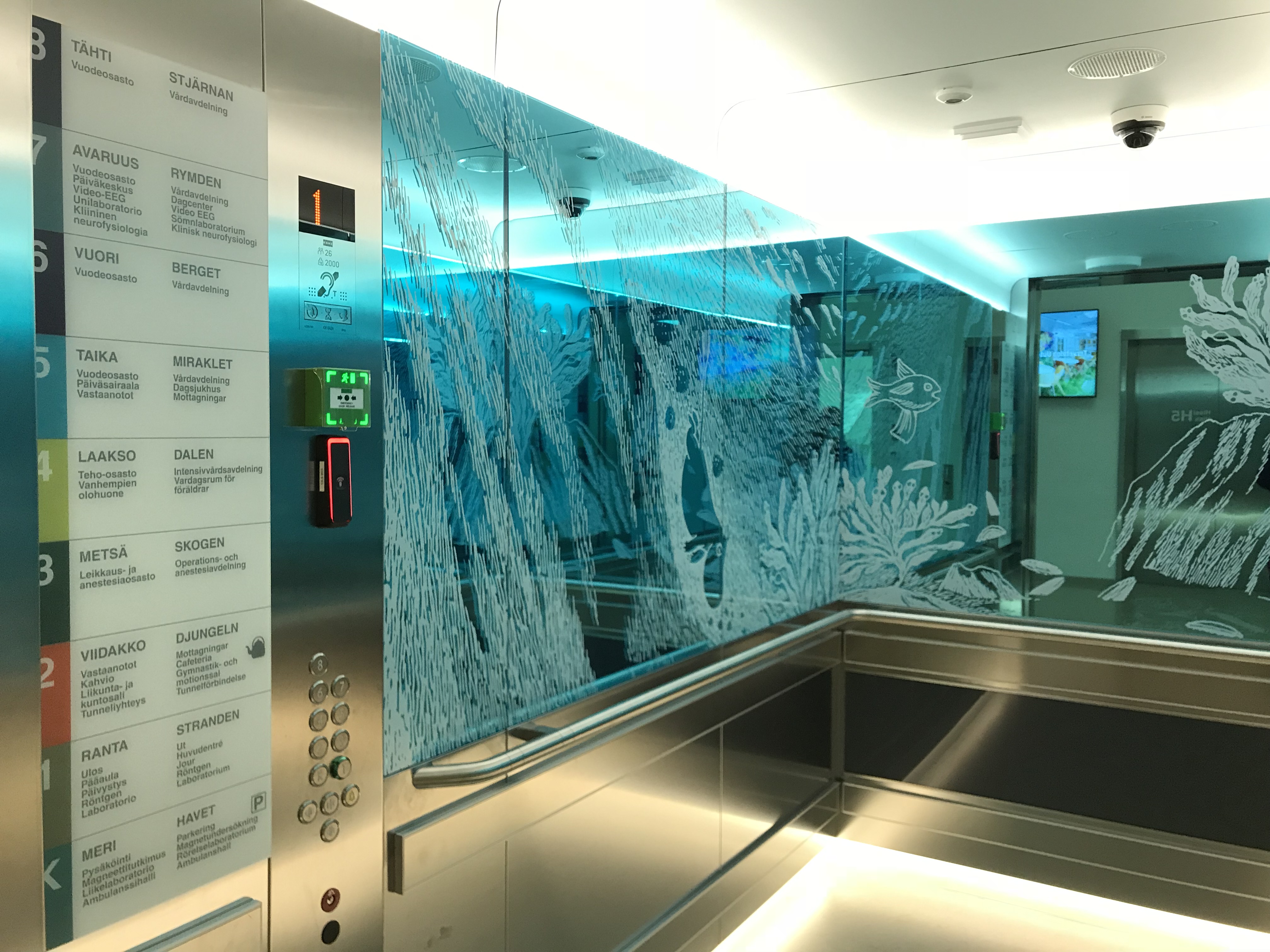 Bed lift or hospital transport lift